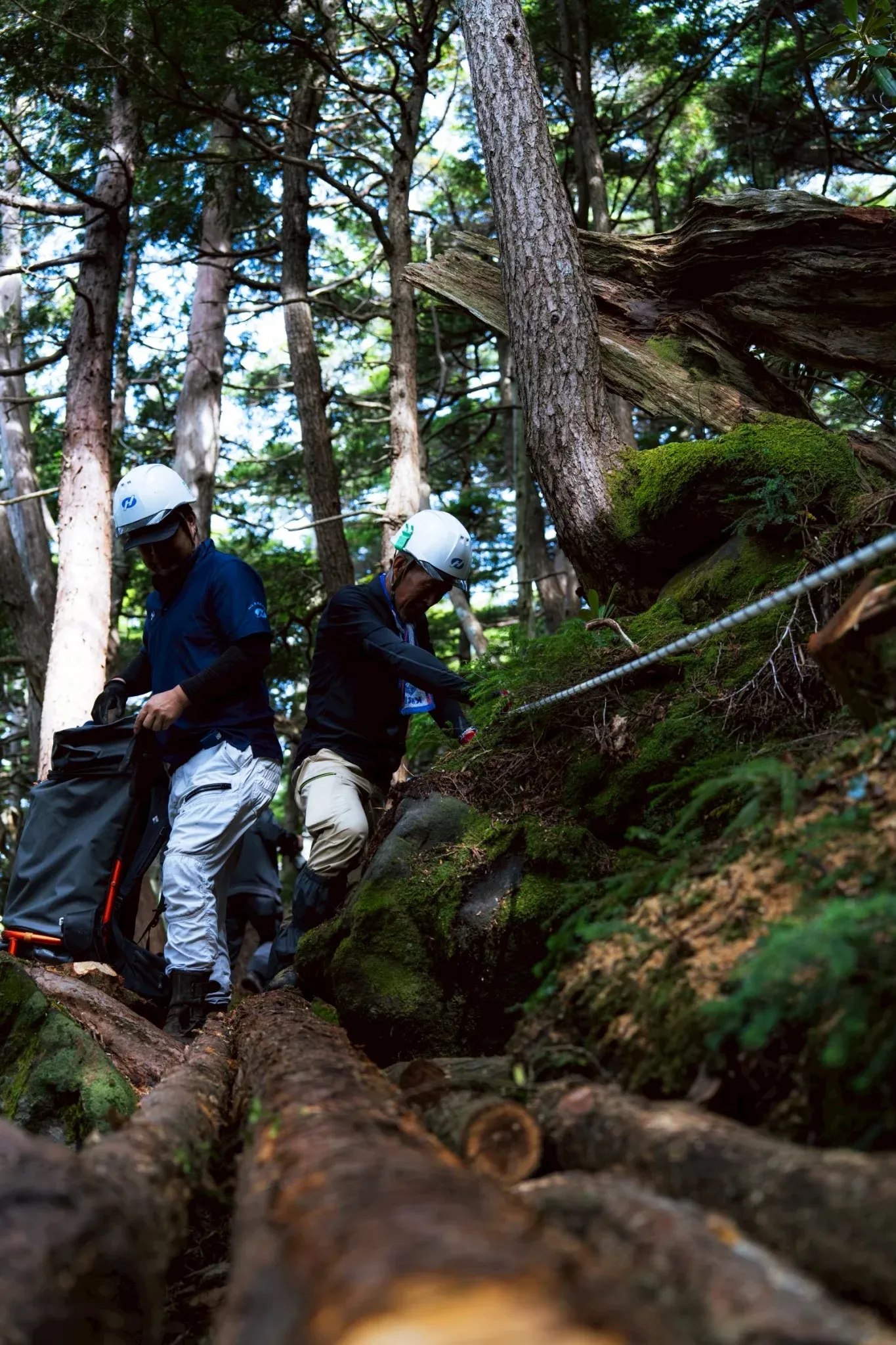 御嶽山濁河登山口新道開設工事